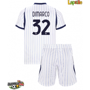 Inter Milan Federico Dimarco #32 Vieraspaita Lapsille 2026-27 Lyhythihainen (+ shortsit)